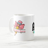 First day of school with options to personalize コーヒーマグカップ (正面左)