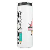 First day of school with options to personalize タンブラー (裏面)