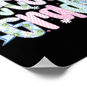 First Day Of Second Grade Floral Bundle For Teache ポスター (角)