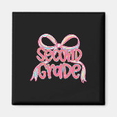 First Day Of Second Grade Floral Bundle For Teache マグネット (正面)