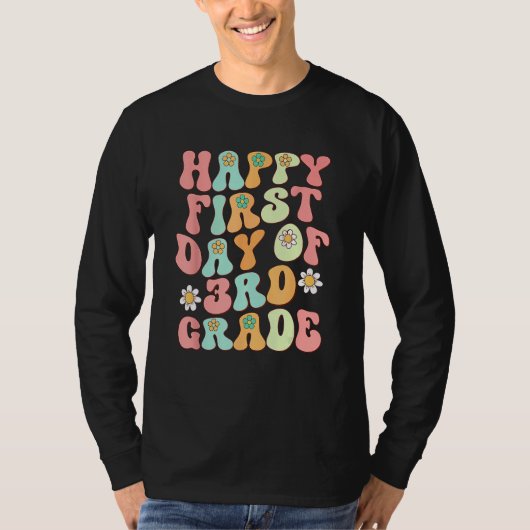 First Day Of Third Grade  Back To School Teacher K Tシャツ (正面)