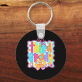 First Day Of Third Grade Floral Bundle For Teacher キーホルダー (正面)