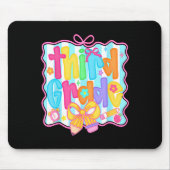 First Day Of Third Grade Floral Bundle For Teacher マウスパッド (正面)