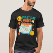 First Day Vibes Art | Back to School Design Tシャツ (正面)