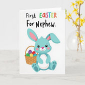 First Easter For Nephew Card カード (黄色い花)