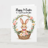 First Easter Granddaughter Card カード (正面)