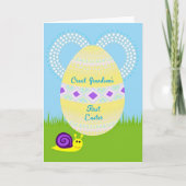First Easter Grandson Art Card カード (正面)
