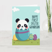 First Easter Grandson Card カード (正面)