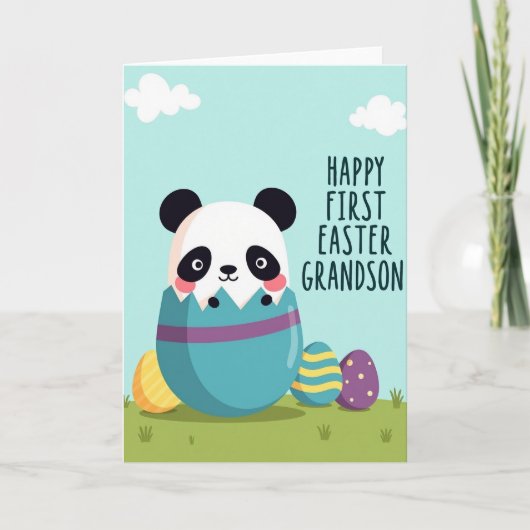 First Easter Grandson Card カード (正面)