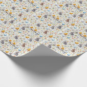 First Easter Wrapping Paper – Cute Bunnies, Chicks ラッピングペーパー (角)