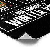 First Educate Then Celebrate Winter Break Christma ポスター (角)