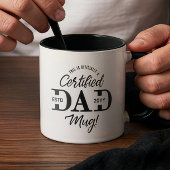 First Father’s Day Certified Dad Mug New Dad Gift マグカップ