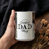 First Father’s Day Certified Dad Mug New Dad Photo マグカップ