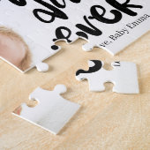 First Father’s Day Custom Photo Gift From Baby  ジグソーパズル (側面)