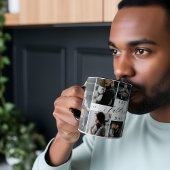 First Father's Day Personalized 8 Photo Collage マグカップ