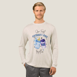 First Father's Day Together Matching outfit / Blue トライブレンドTシャツ