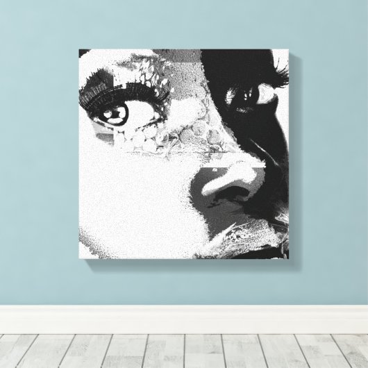 First Glance at the Familiar キャンバスプリント (インサイチュ (ウッドフロア))