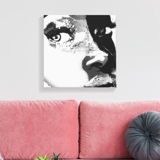 First Glance at the Familiar キャンバスプリント (インサイチュ (リビング))