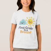 First Grade is a Breeze – Cute Cloud トライブレンドＴシャツ (正面)