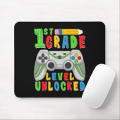 First Grade Level Unlocked Ck To School Gamer Boys マウスパッド (マウス)