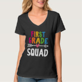 First Grade Squad 1st Grade Teacher Back To School Tシャツ (正面)