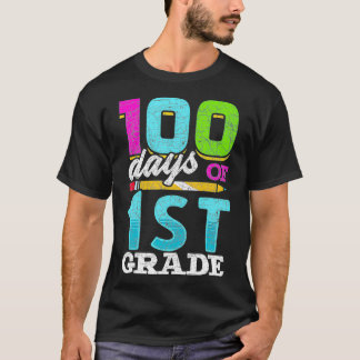 First Grade Student 100th Day Gift 100 Days Of Sch Tシャツ