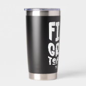 First Grade Teacher Text Design Minimalist  保温保冷タンブラー (右面)