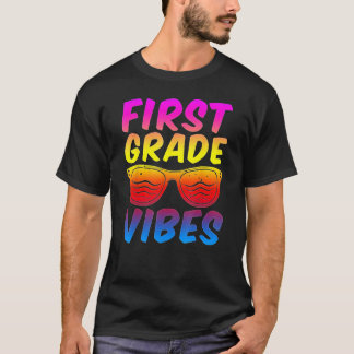 First Grade Vibes First Day Of 1st Grade Kids Back Tシャツ