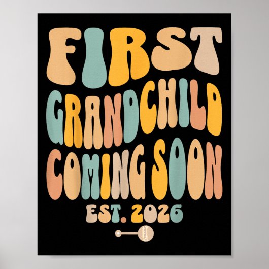 First Granhild Coming Soon 2026 Baby Announcement  ポスター (正面)