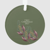 First Holiday Keepsake オーナメント (裏面)