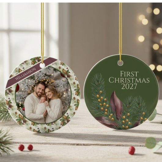 First Holiday Keepsake セラミックオーナメント