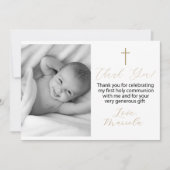 First Holy Communion写真あなた感謝していの招待状 招待状 (正面)