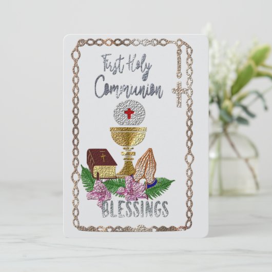 First Holy Communion シーズンカード (スタンド正面)