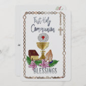 First Holy Communion  シーズンカード (正面/裏面)