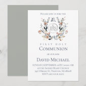 First Holy Communion  招待状 (正面/裏面)