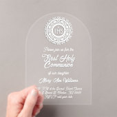 First Holy Communion Acrylic Invitations アクリル招待状 (インサイチュ (ポータブル))