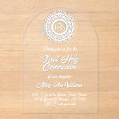 First Holy Communion Acrylic Invitations アクリル招待状 (正面)