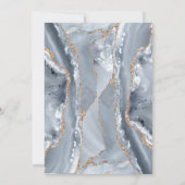 First Holy Communion blue agate Holy Cross 招待状 (裏面)