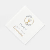 First Holy Communion boy スタンダードランチョンナプキン (角)