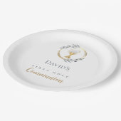 First Holy Communion boy ペーパープレート (アングル)