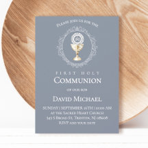 First Holy Communion boy