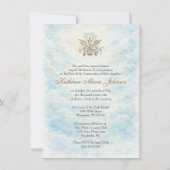 First Holy Communion Catholic Priest Host Angels 招待状 (裏面)