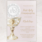 First Holy Communion Chalice Host 招待状