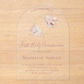 First Holy Communion girl アクリル招待状 (正面)