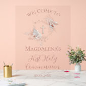  First Holy Communion girl welcome sign アクリルサイン (ウェディング)