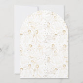 First Holy Communion golden angels Invitation 招待状 (裏面)