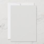 First Holy Communion white wreath 招待状 (裏面)
