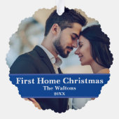 First Home New Beginnings Christmas応援写真 オーナメントカード (裏面)