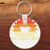 first i drink coffee then i build things 2 キーホルダー (正面)