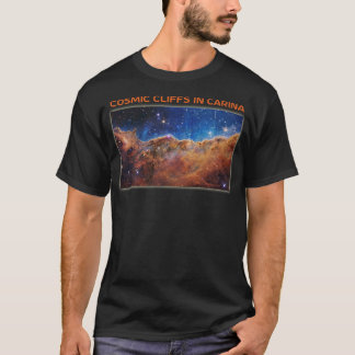 FIRST IMAGEコズミッククリフスインカリーナウェッブ宇宙テル Tシャツ